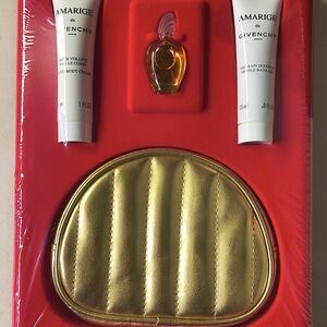 Givenchy Amarige Gift Set with Gold Pouch